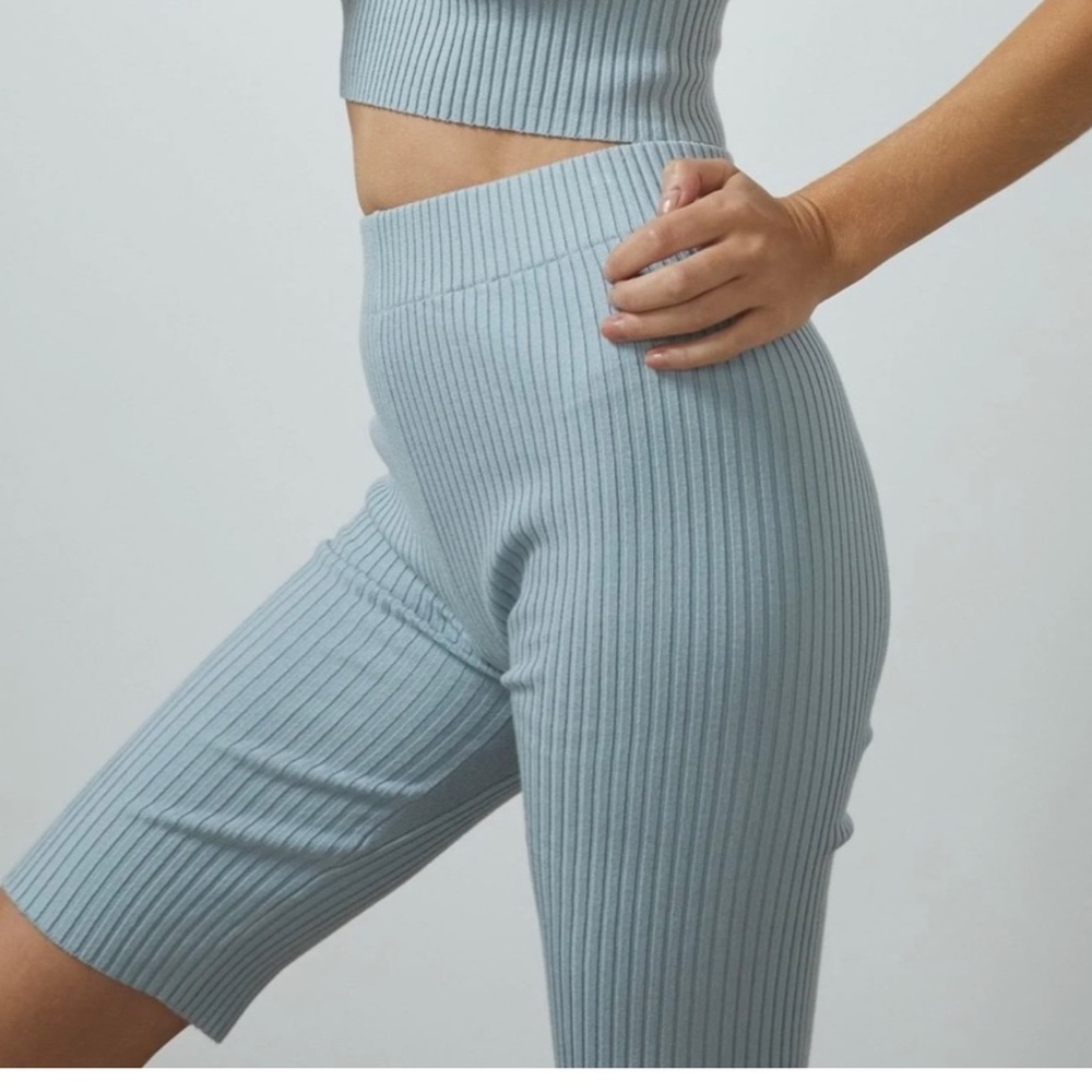 LUNYA Cozy Ribbed Cotton Silk Bike Shorts Size Small